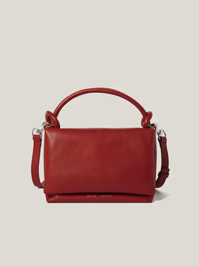 Women Soft Padded Crossbody Red Jigsaw Bags