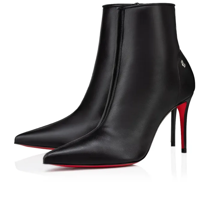 Women Sporty Kate Booty 85 Mm Low Boots 8211 Nappa Leather 8211 Black Christian Louboutin Boots Women Sporty Kate Booty 85 Mm Low Boots 8211 Nappa Leather 8211 Black Christian Louboutin Boots