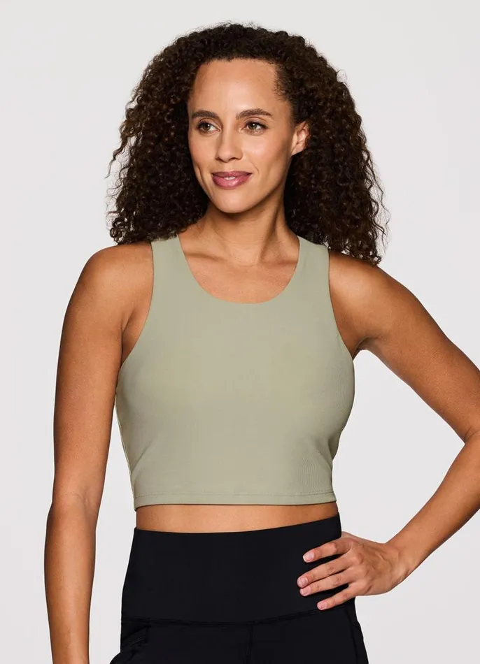Women Studio To Street Ribbed Bra Tank Sage RBX Active Tanks