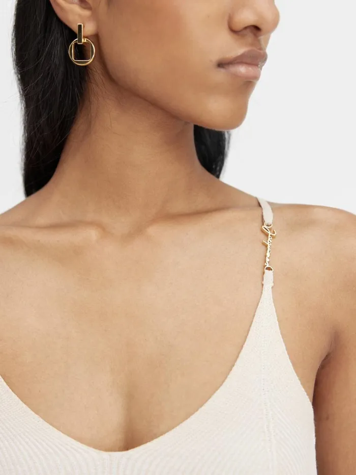 Women Tops and Shirts JACQUEMUS The Pral Bra Light Beige Women Tops and Shirts JACQUEMUS The Pral Bra Light Beige