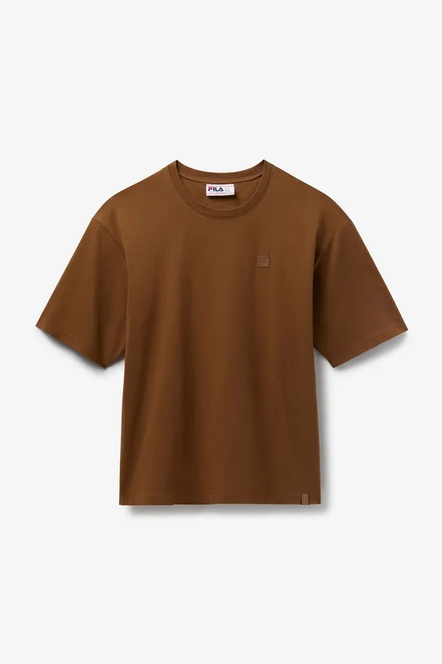 Women Tops and TShirts Fila Apex Relaxed Box Tee 200 Emperador