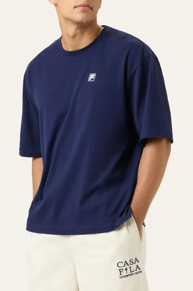 Women Tops and TShirts Fila Country Club Raquet Box Tee 400 Fila Navy Women Tops and TShirts Fila Country Club Raquet Box Tee 400 Fila Navy