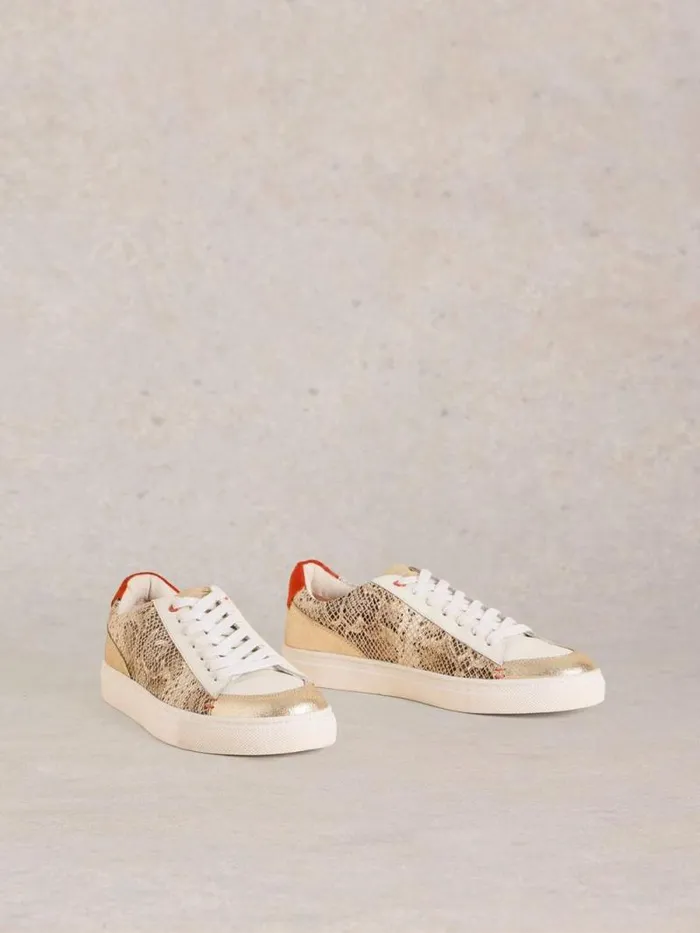 Women Tori Leather Trainer Natural Multi White Stuff Shoes Women Tori Leather Trainer Natural Multi White Stuff Shoes