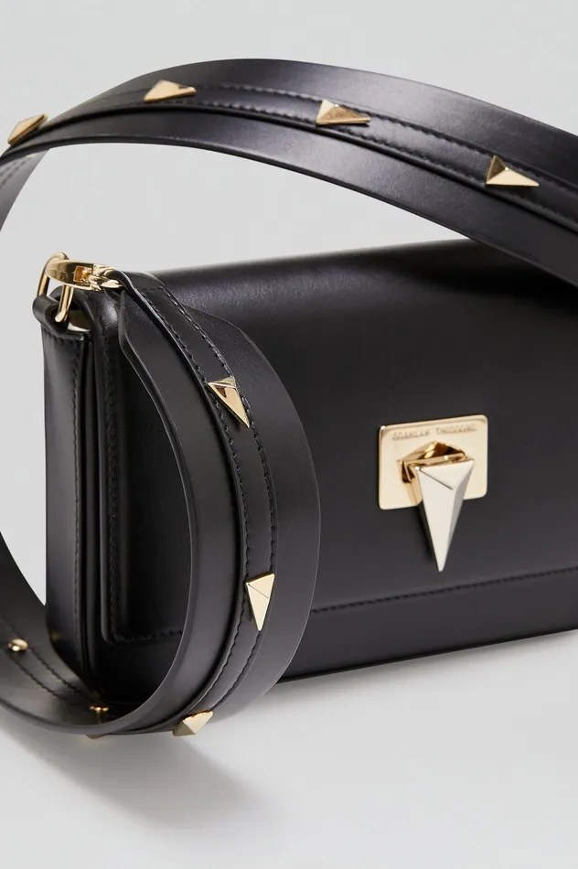 Women TRIANGLE SLIM BAG BLACK Bags Scanlan Theodore Women TRIANGLE SLIM BAG BLACK Bags Scanlan Theodore