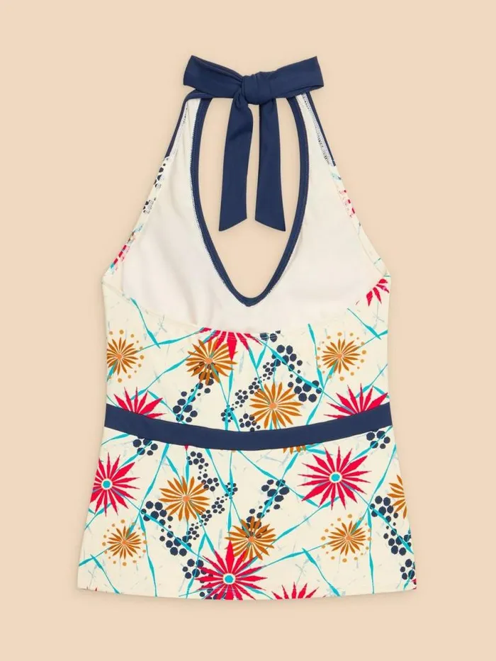 Women Valley Tummy Control Tankini Top Ivory Multi White Stuff Swimwear Women Valley Tummy Control Tankini Top Ivory Multi White Stuff Swimwear